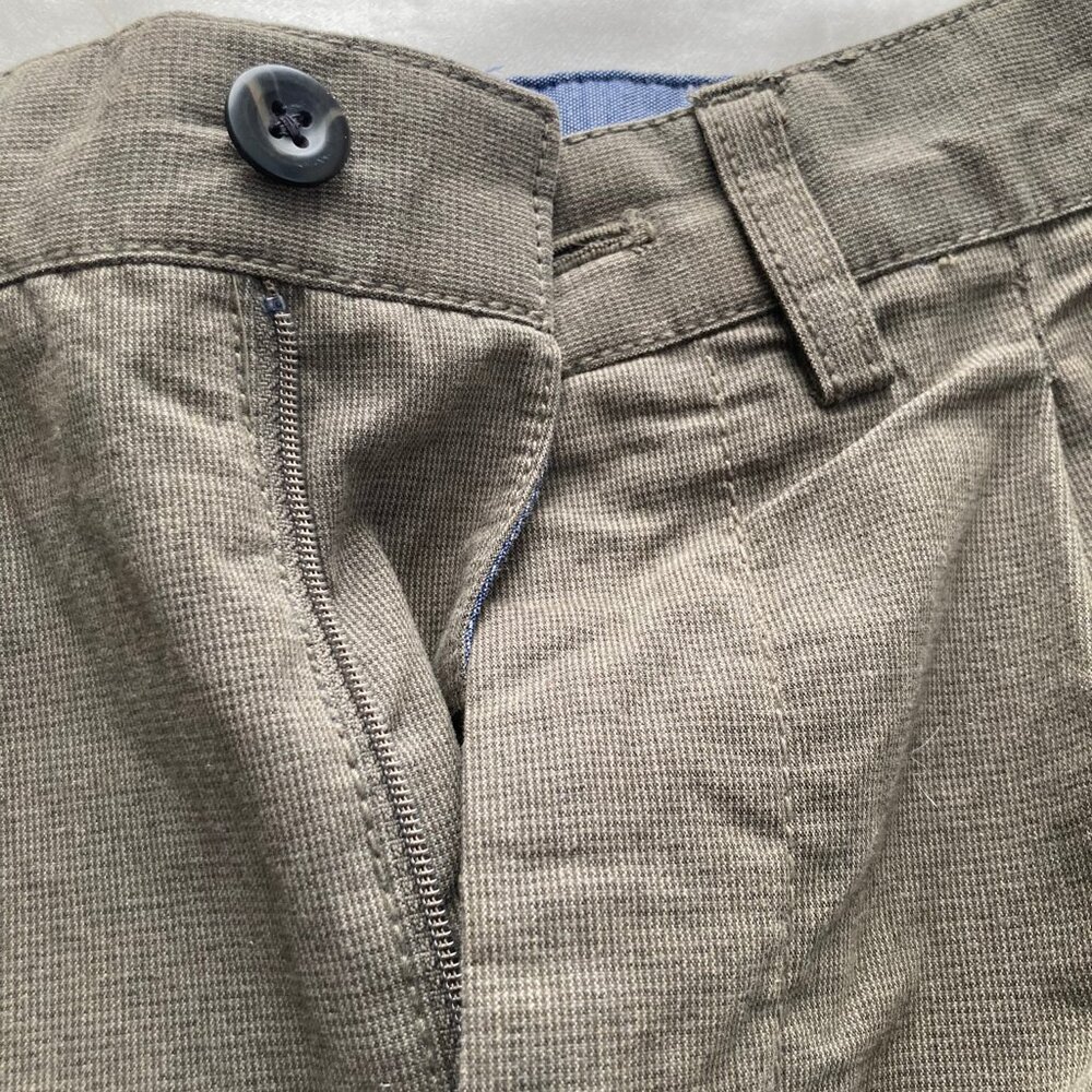 Banana Republic Waist 29 Relaxed Tapered Fit Ankle Pants Pleated Trousers - Picture 9 of 10